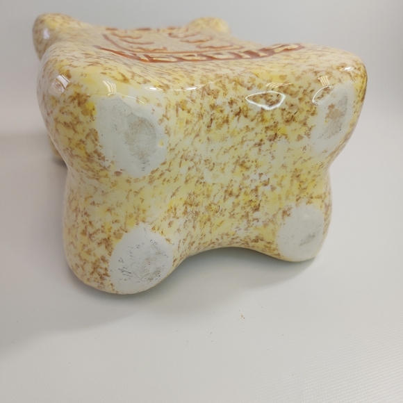 Dog Biscuit Bone Shaped Ceramic Puppy Biscuit Cookie Jar - Picture 7 of 10